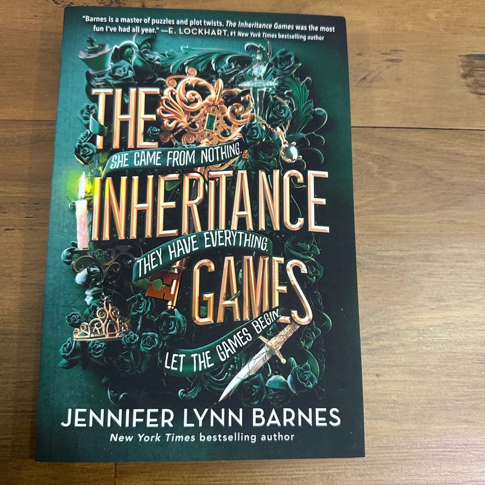 ⭐️The Inheritance Games by Jennifer Lynn Barnes - Green Cover⭐️